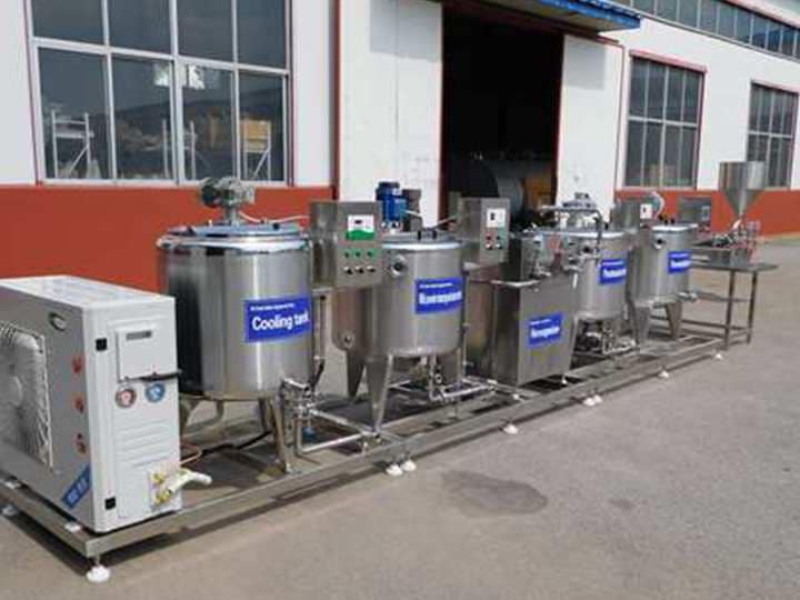 Bangladesh customer bought 300L yogurt processing plant