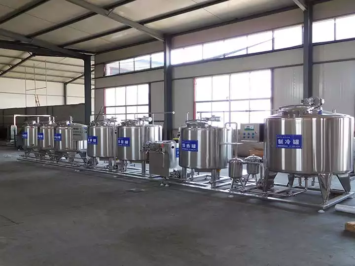 small yogurt production line